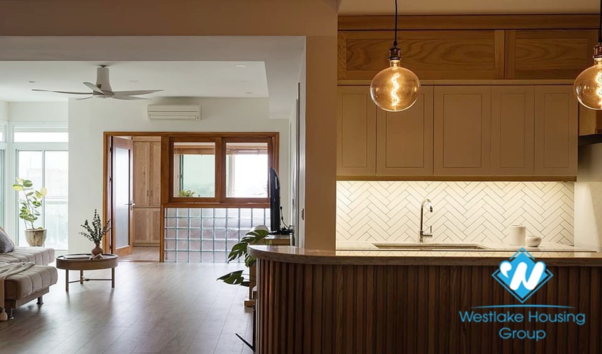 3 bedroom high floor apartment for rent with new modern furniture in Ciputra